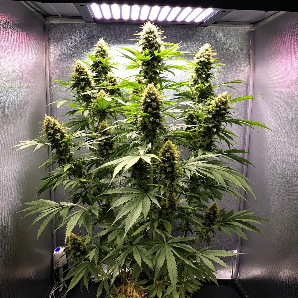 Plante de cannabis Amnesia en floraison — 60-100 cm autofloraison