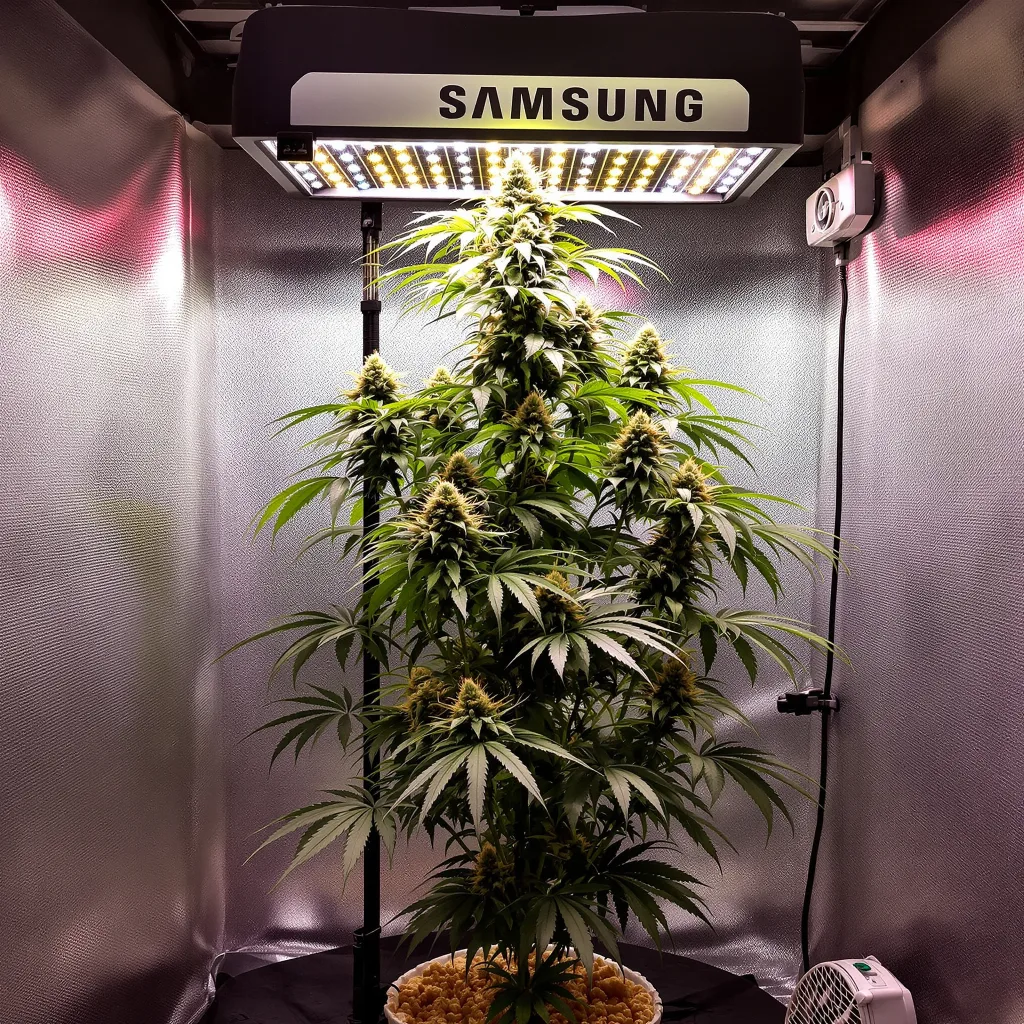 Plante de cannabis Amnesia en floraison — 150-200 cm féminisée