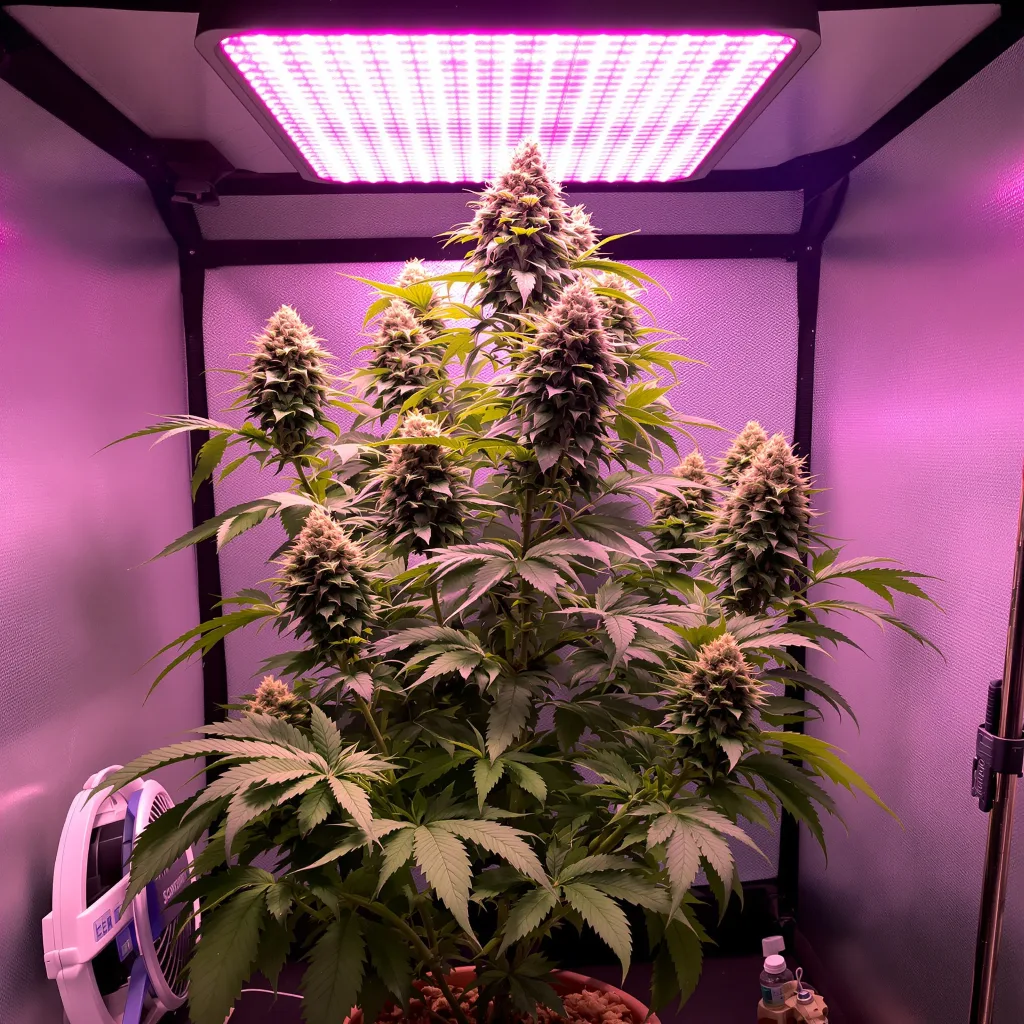 Plante de cannabis Amnesia Lemon en floraison — 120-180 cm féminisée
