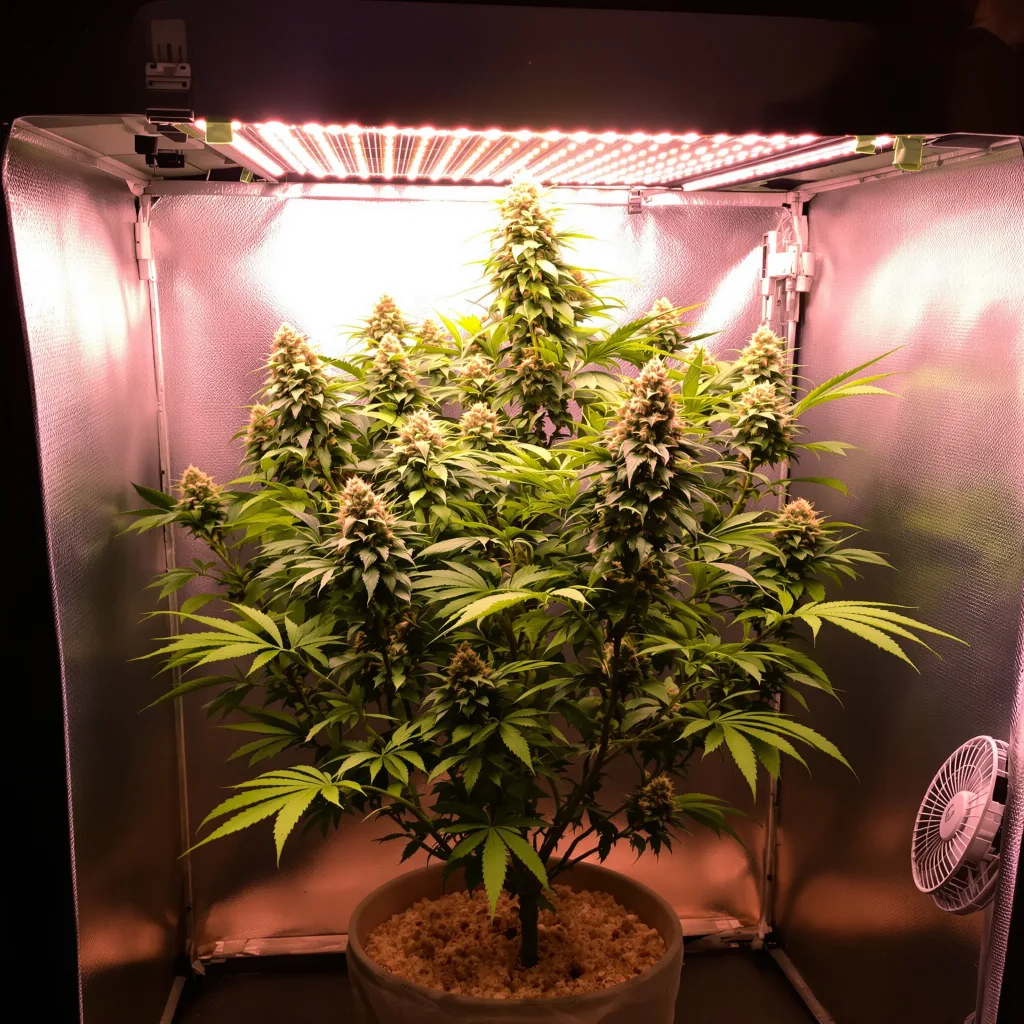 Plante de cannabis Amsterdam en floraison — 120-180 cm féminisée