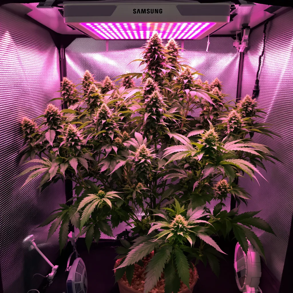 Plante de cannabis Ancient Kush en floraison — 90-130 cm féminisée