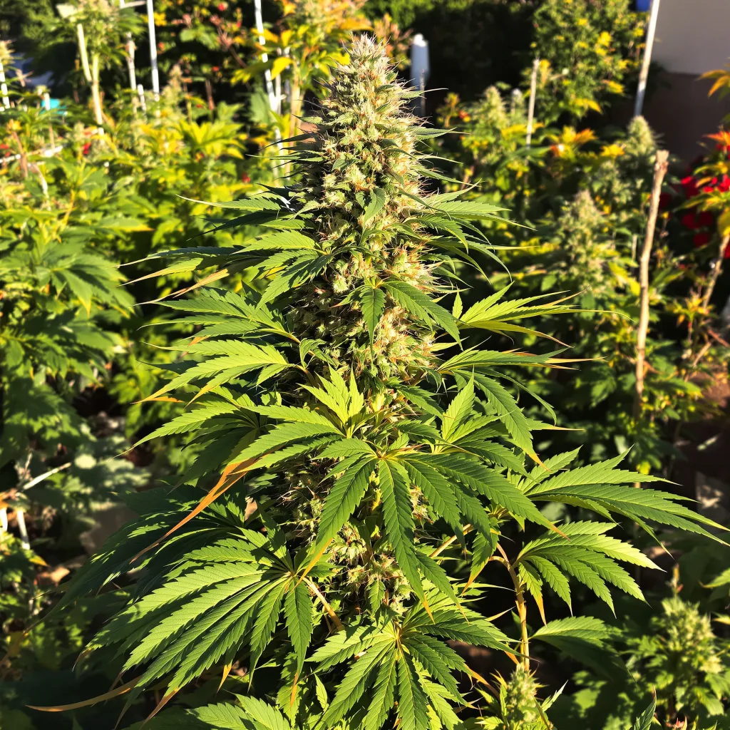 Anesthesia 74% indica / 26% sativa — fleur avec trichomes visibles
