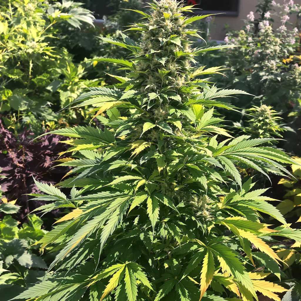 Angel OG 89% indica / 11% sativa — fleur avec trichomes visibles