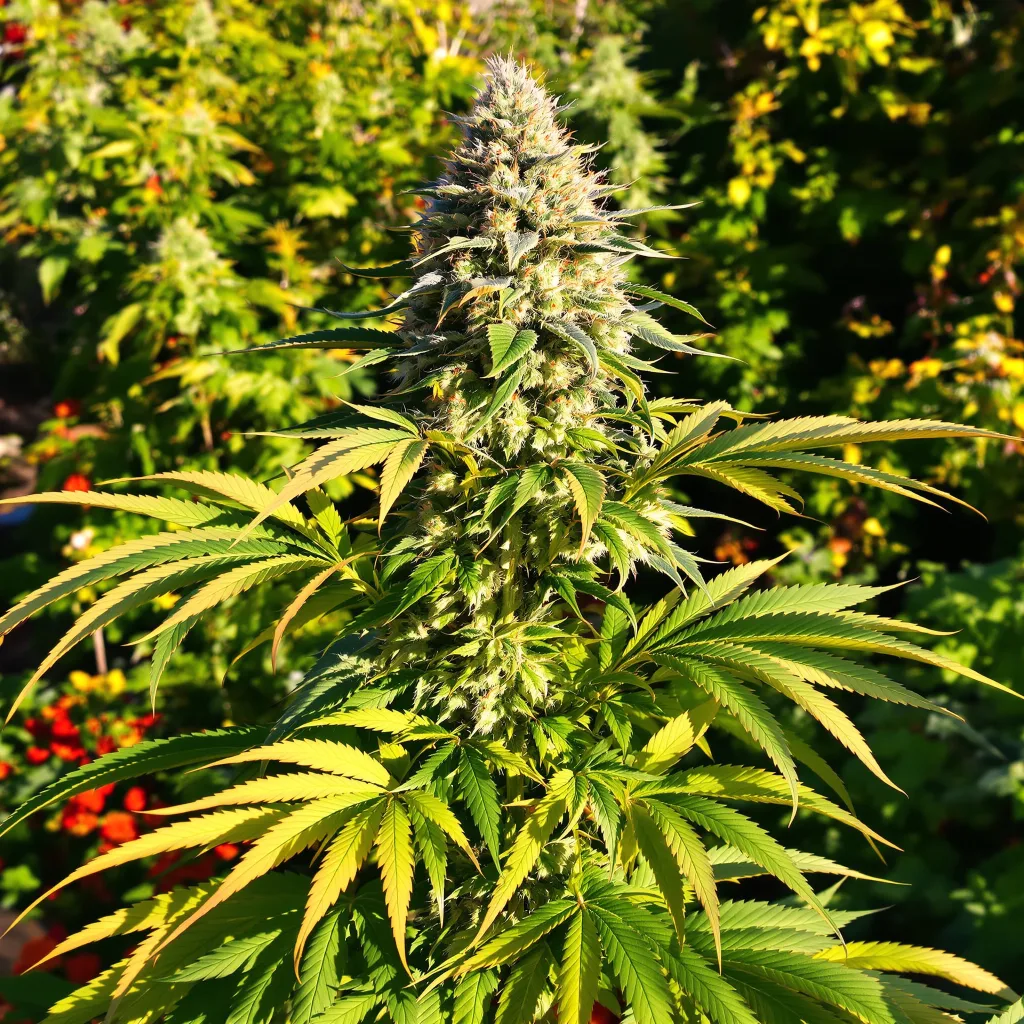 Animal Cookies 78% indica / 22% sativa — fleur avec trichomes visibles