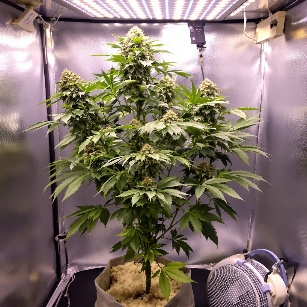 Plante de cannabis Anonymous OG en floraison — 90-130 cm féminisée