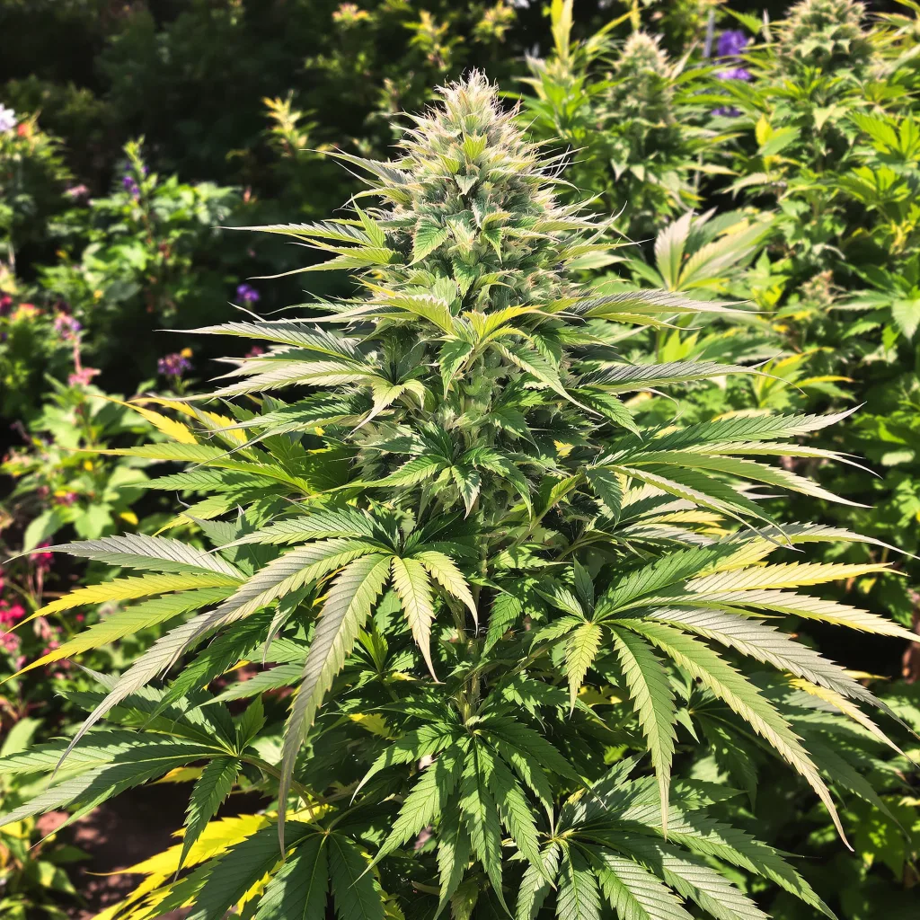 Anonymous OG 89% indica / 11% sativa — fleur avec trichomes visibles