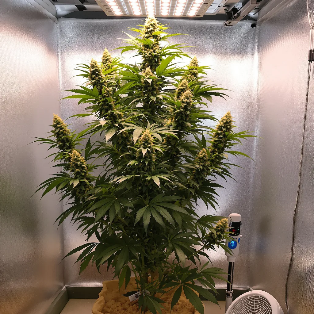 Plante de cannabis Apollo 13 en floraison — 150-200 cm féminisée