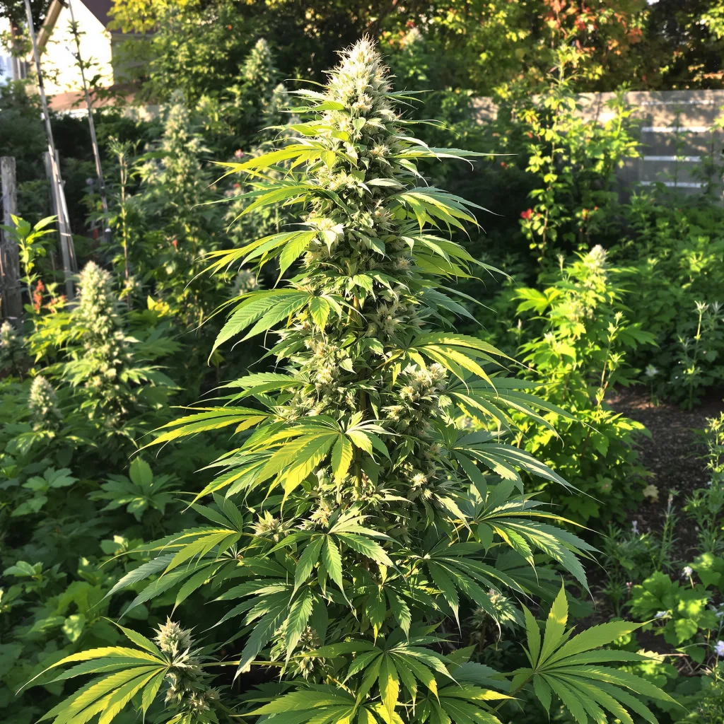 Apollo 13 5% indica / 95% sativa — fleur avec trichomes visibles