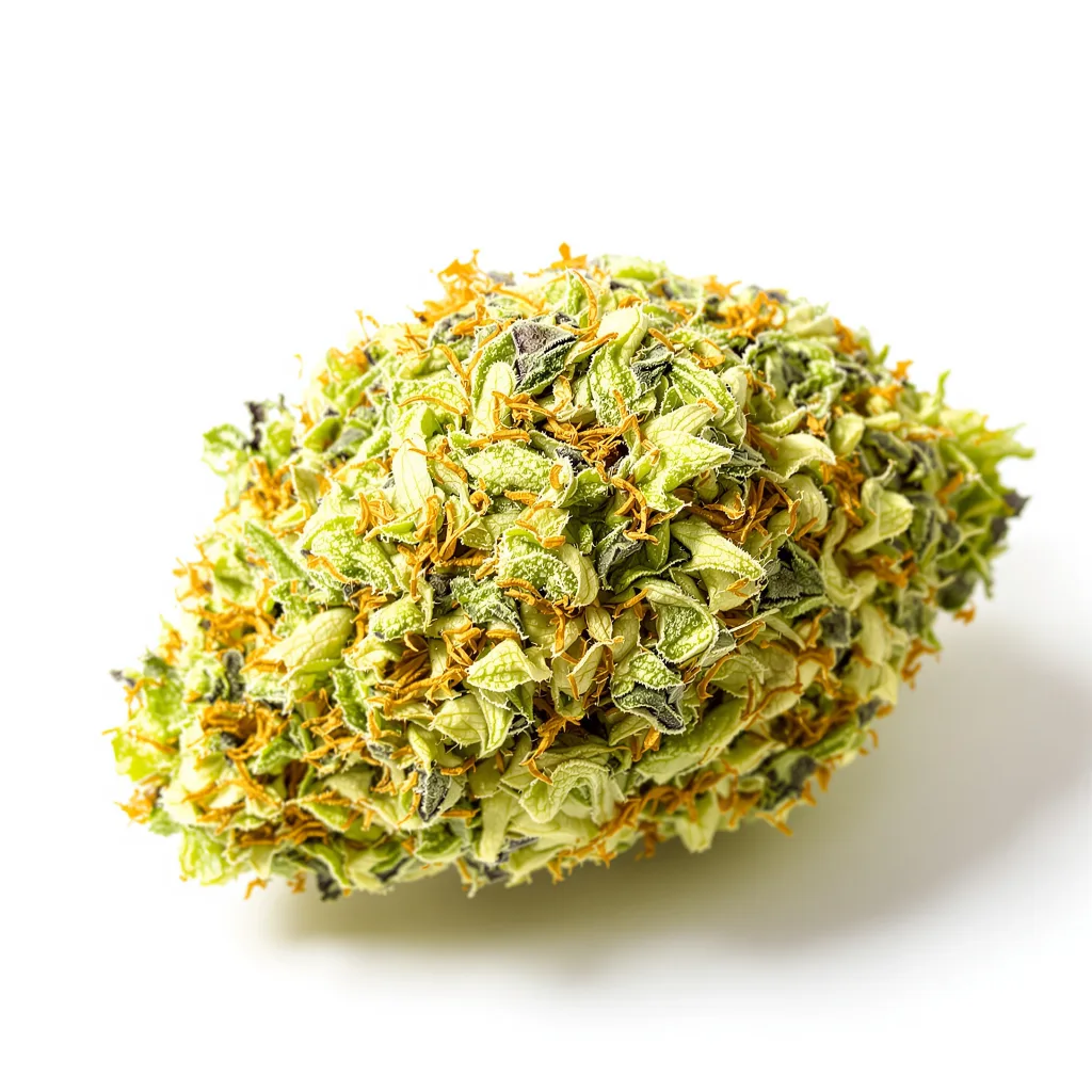 Apollo 13 5% indica / 95% sativa — fleur avec trichomes visibles