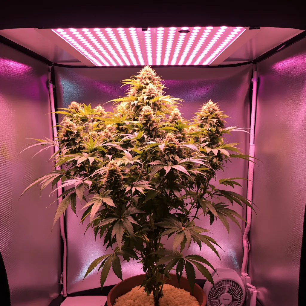 Plante de cannabis Apple Crisp en floraison — 120-180 cm féminisée