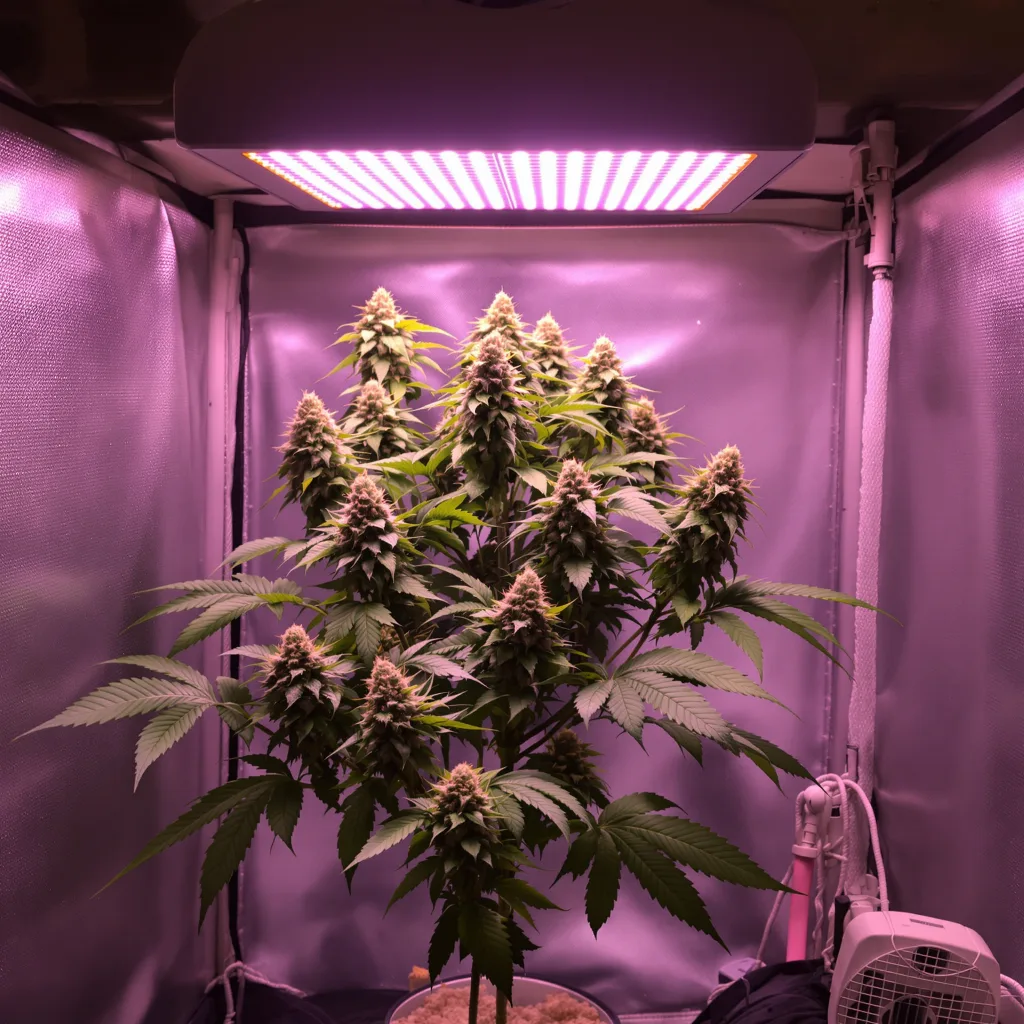 Plante de cannabis Apple Mintz en floraison — 120-180 cm féminisée