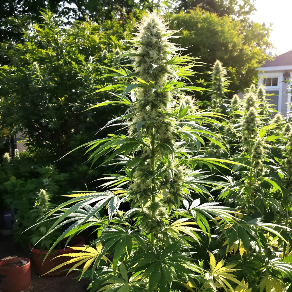 Apple Runtz 21% indica / 79% sativa — fleur avec trichomes visibles