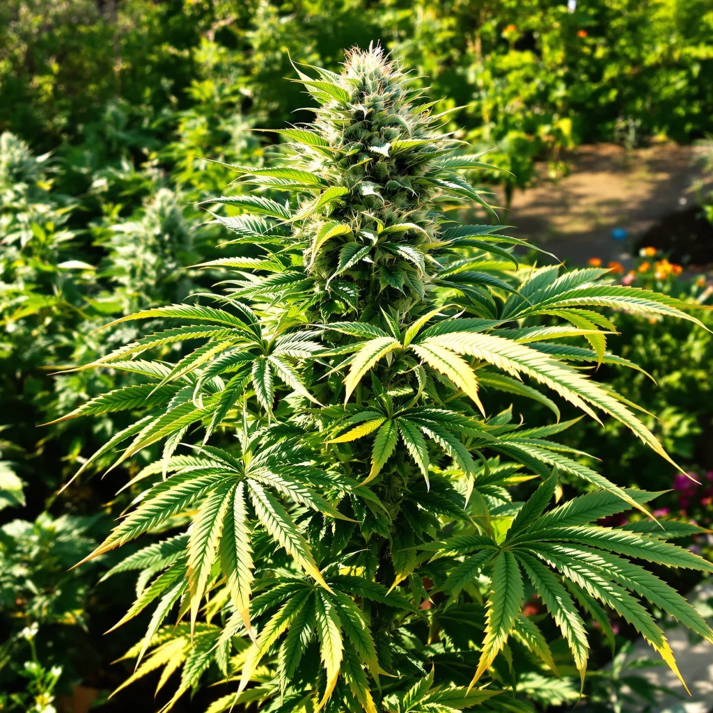 Apple Tarts 85% indica / 15% sativa — fleur avec trichomes visibles