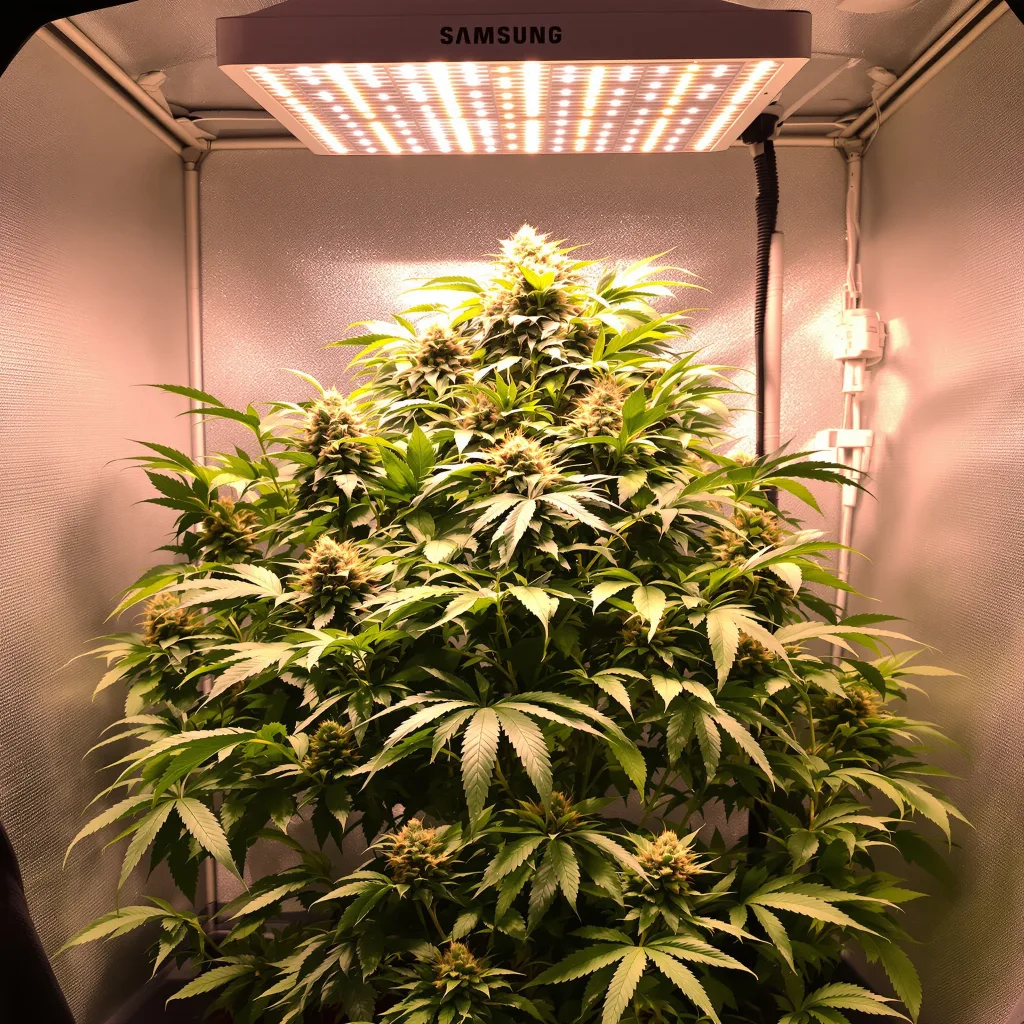 Plante de cannabis Appleberry en floraison — 60-100 cm autofloraison