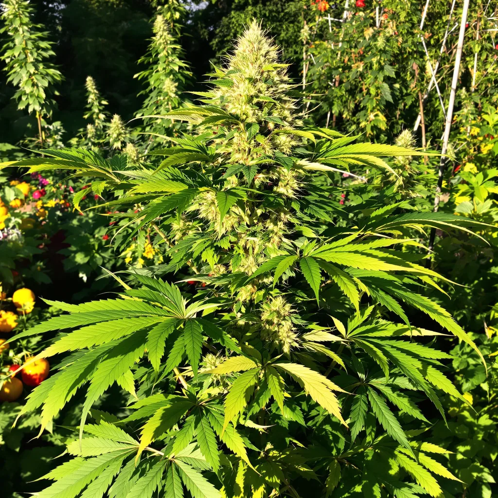Appleberry 89% indica / 11% sativa — fleur avec trichomes visibles