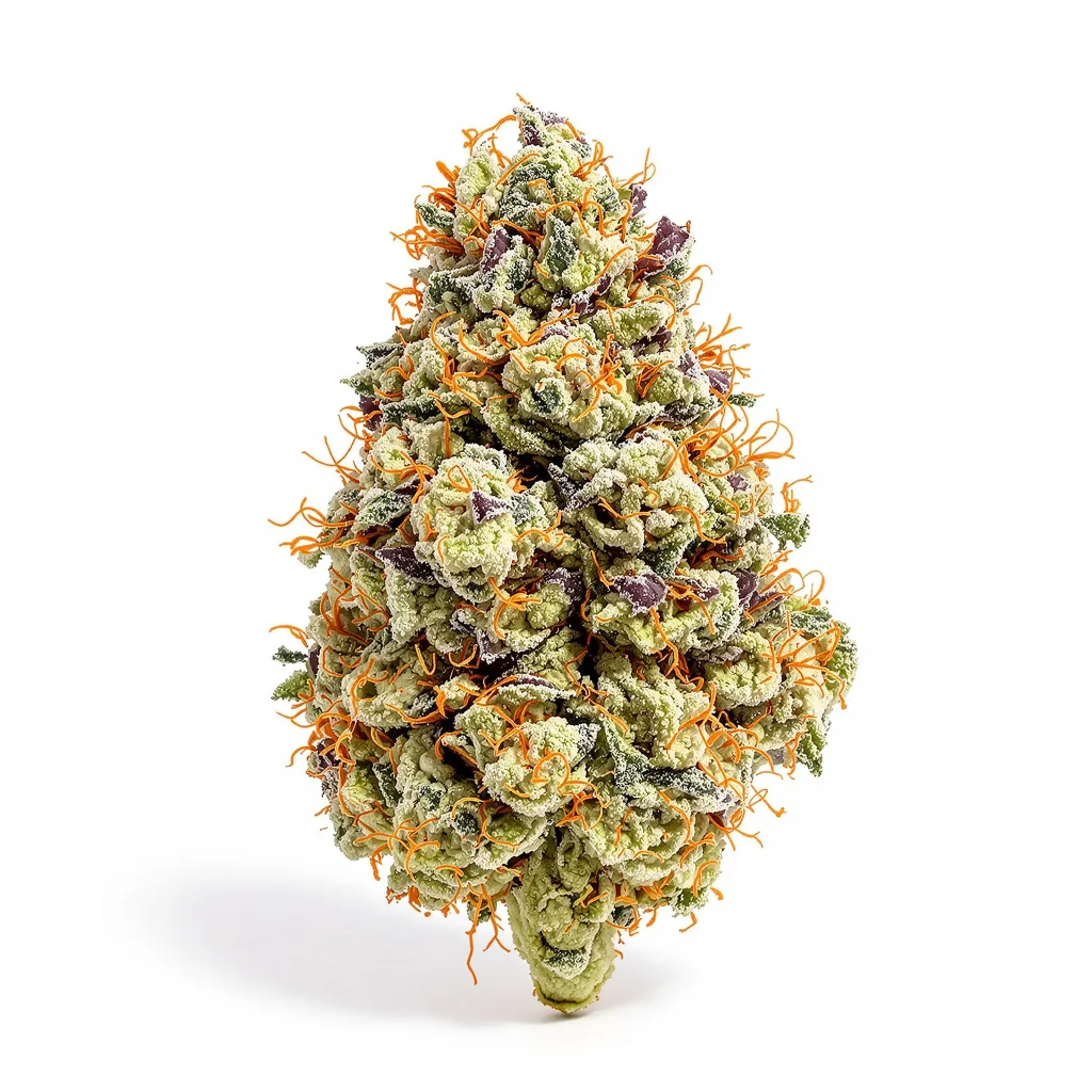 Area 51 35% indica / 65% sativa — fleur avec trichomes visibles