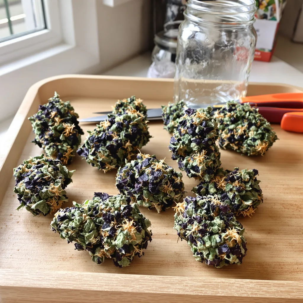Aspen OG 86% indica / 14% sativa — fleur avec trichomes visibles