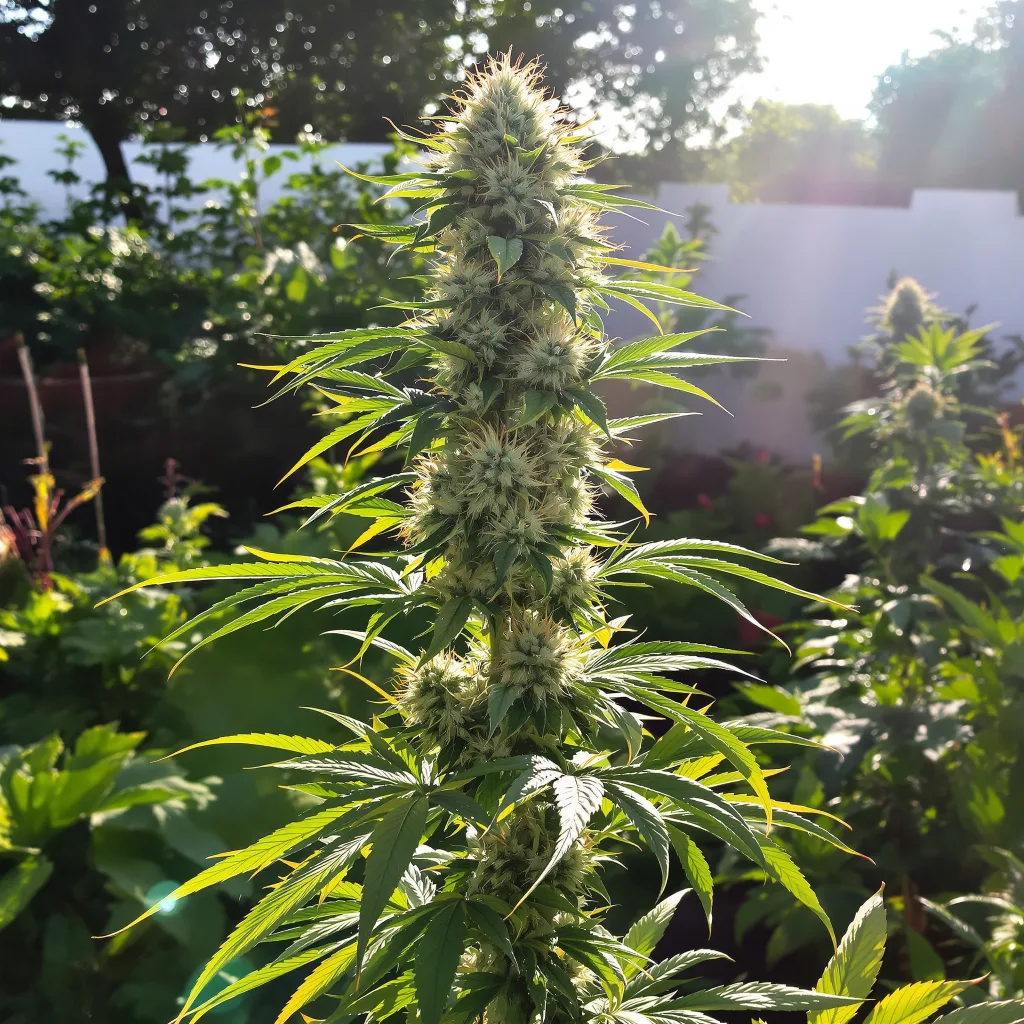 Atomic Northern Lights 60% indica / 40% sativa — fleur avec trichomes visibles