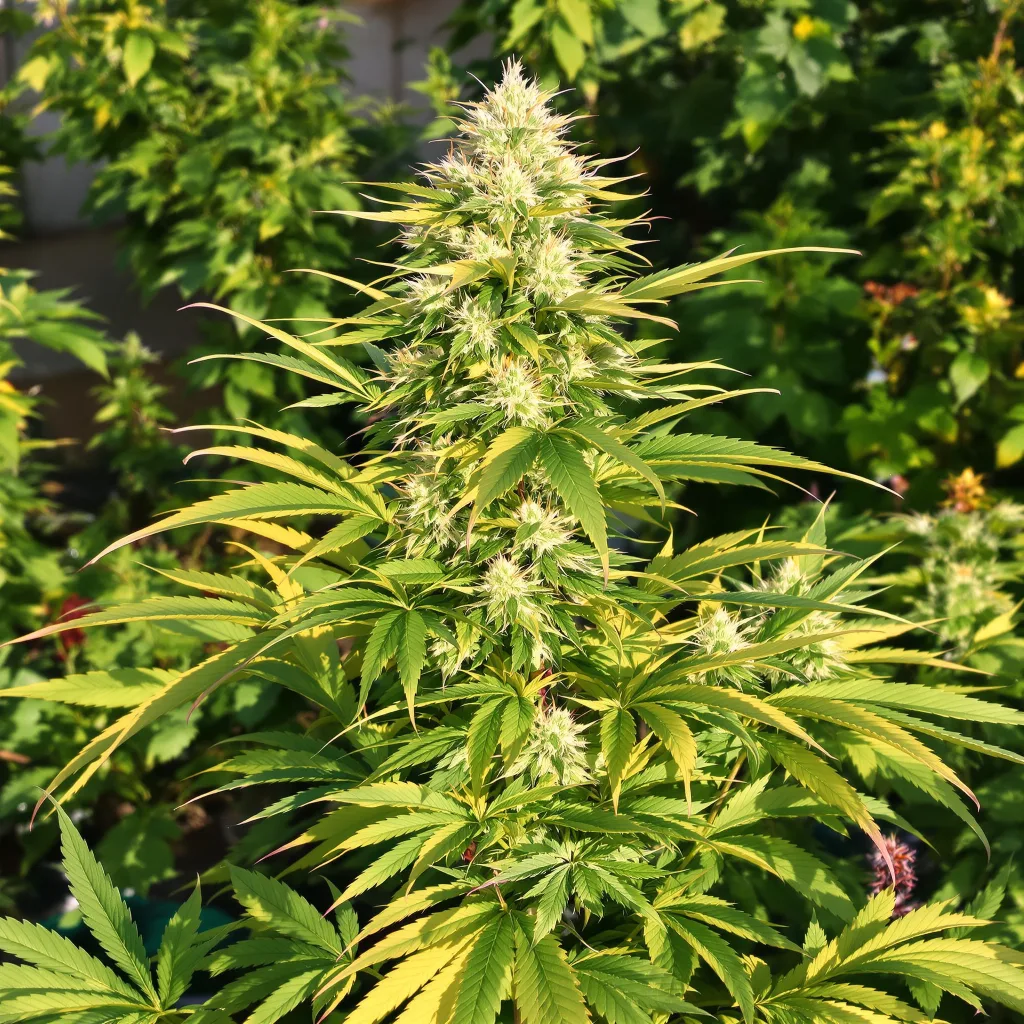 Avalon 79% indica / 21% sativa — fleur avec trichomes visibles