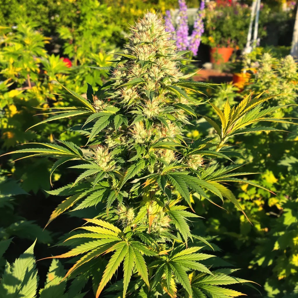 B-52 65% indica / 35% sativa — fleur avec trichomes visibles
