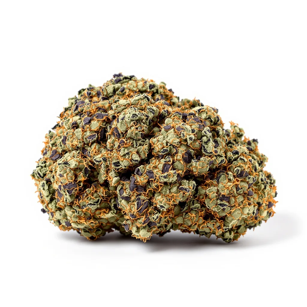 B-52 65% indica / 35% sativa — fleur avec trichomes visibles