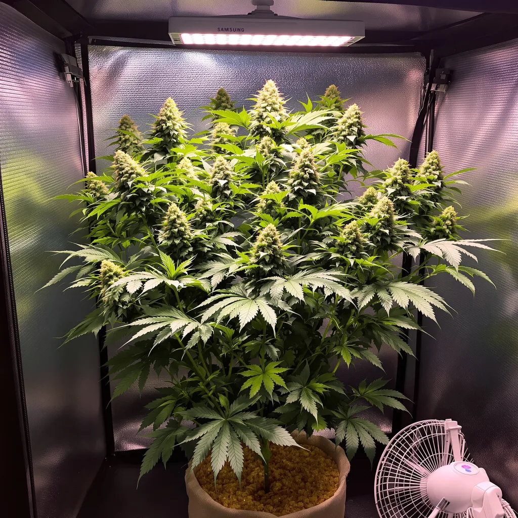 Plante de cannabis Baked Apple en floraison — 90-130 cm féminisée
