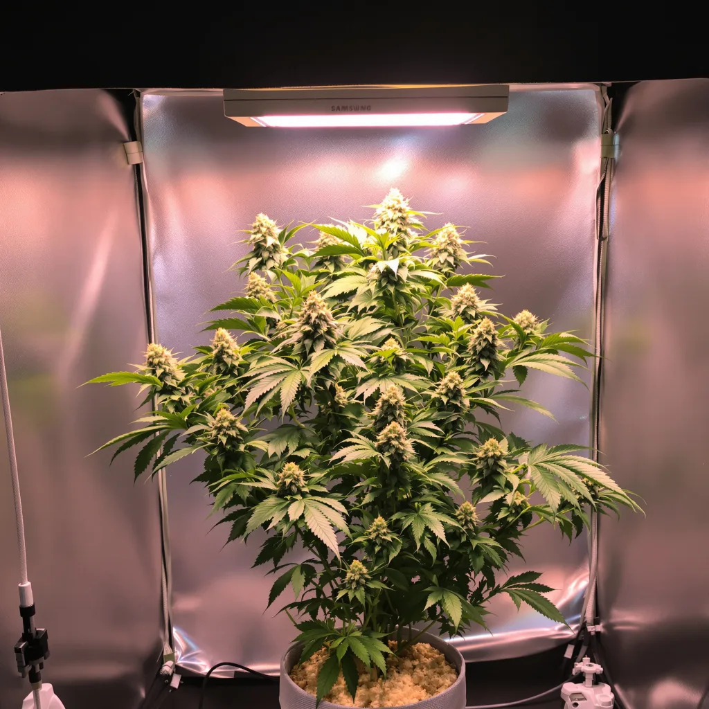 Plante de cannabis Banana Cream OG en floraison — 60-100 cm autofloraison