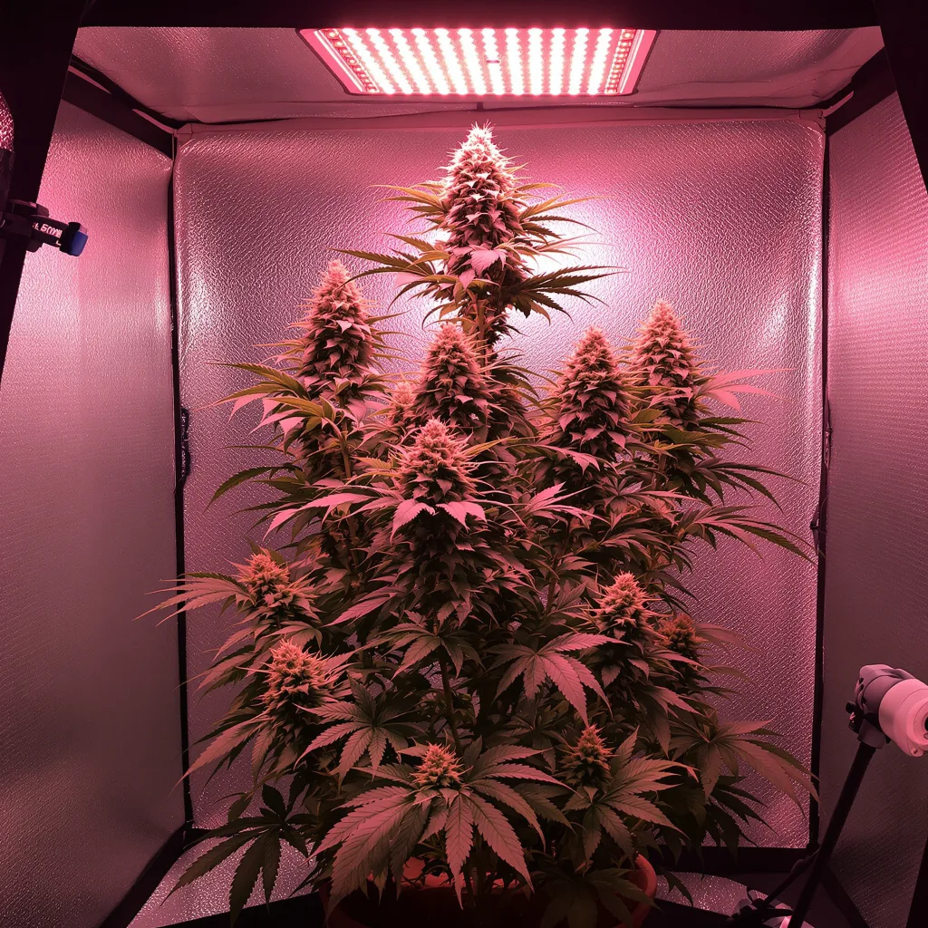 Plante de cannabis Bear Dance en floraison — 60-100 cm autofloraison
