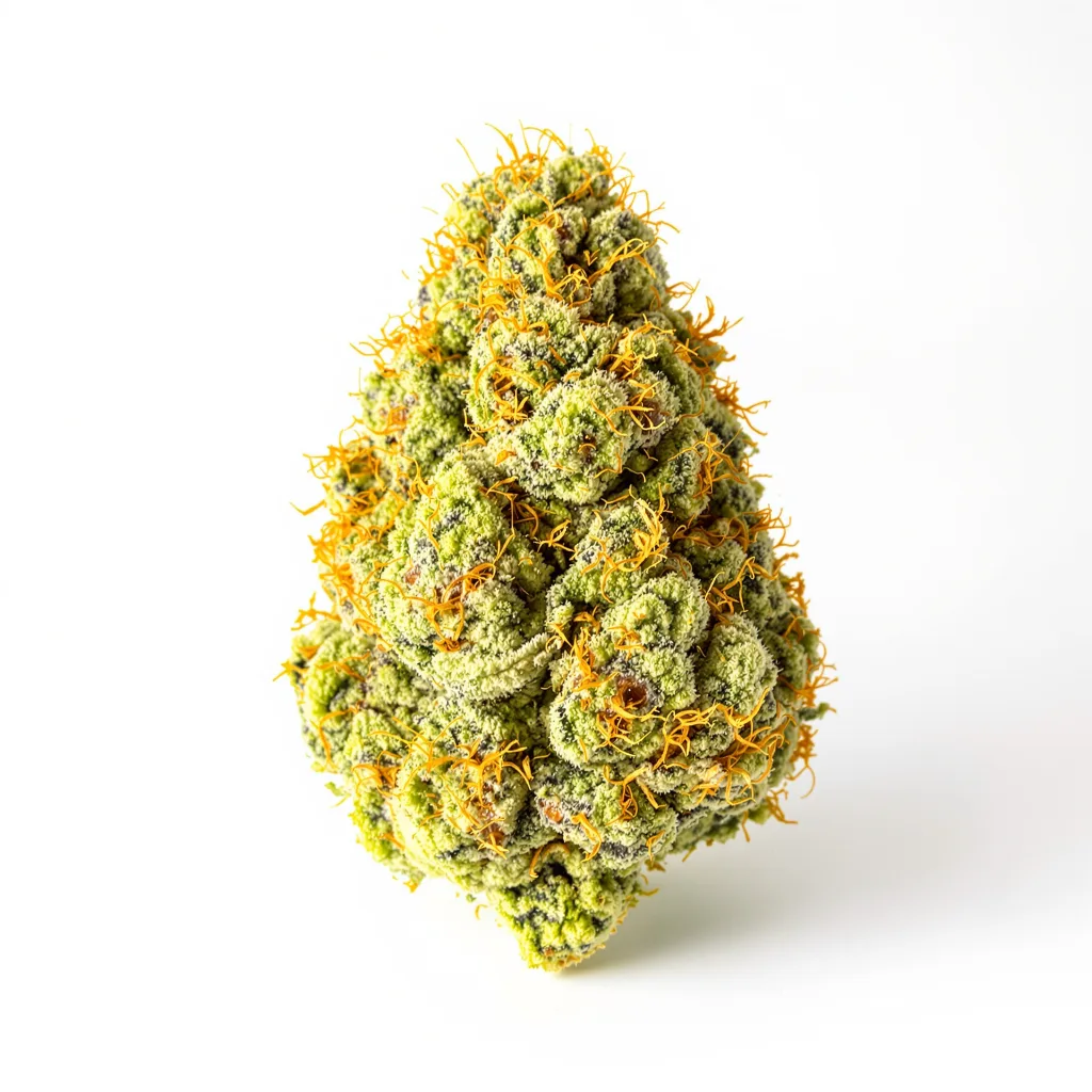 Bear Dance 17% indica / 83% sativa — fleur avec trichomes visibles