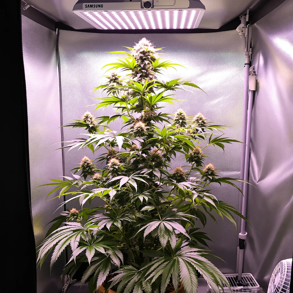 Plante de cannabis Berner's Cookies en floraison — 60-100 cm autofloraison