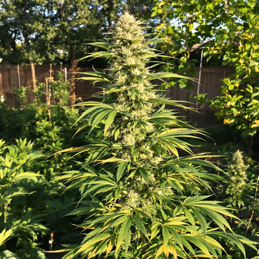 Berner's Cookies 25% indica / 75% sativa — fleur avec trichomes visibles