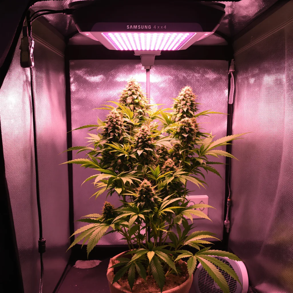 Plante de cannabis Berry White en floraison — 90-130 cm féminisée