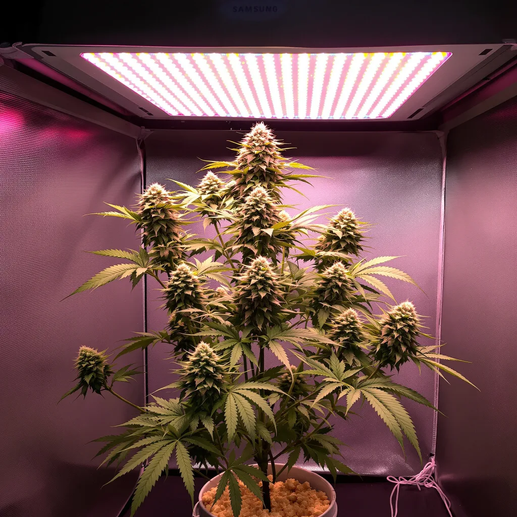 Plante de cannabis Biddy Early en floraison — 120-180 cm féminisée