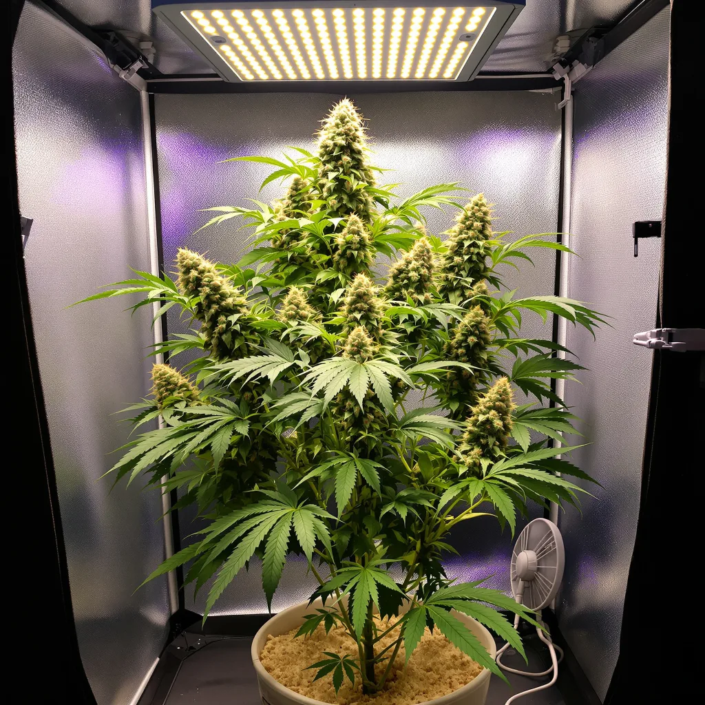 Plante de cannabis Big Band en floraison — 60-100 cm autofloraison