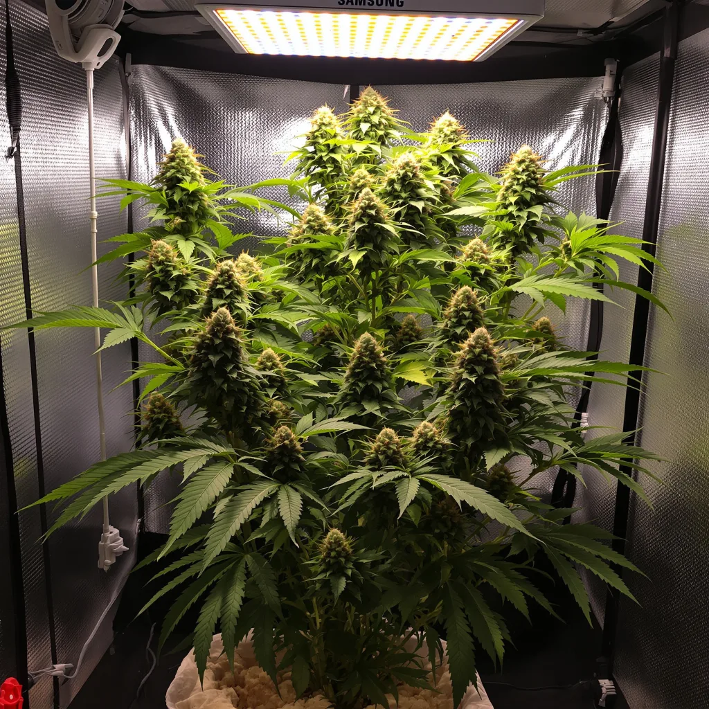 Plante de cannabis Big Blue en floraison — 60-100 cm autofloraison