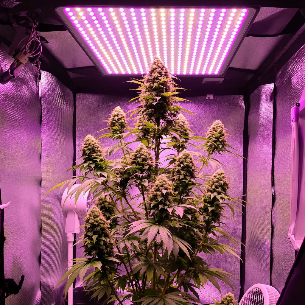 Plante de cannabis Big Devil en floraison — 60-100 cm autofloraison