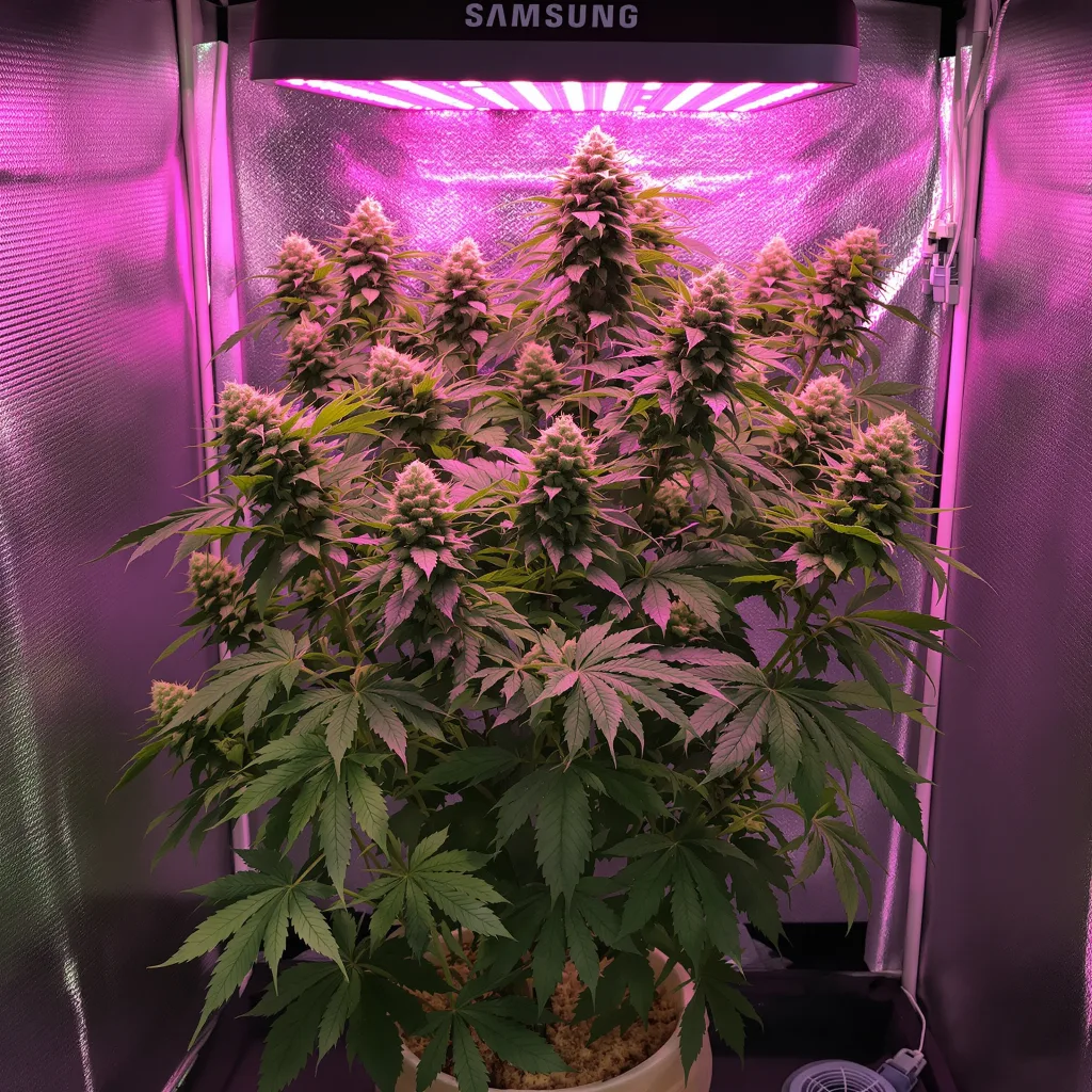 Plante de cannabis Big Devil en floraison — 120-180 cm féminisée