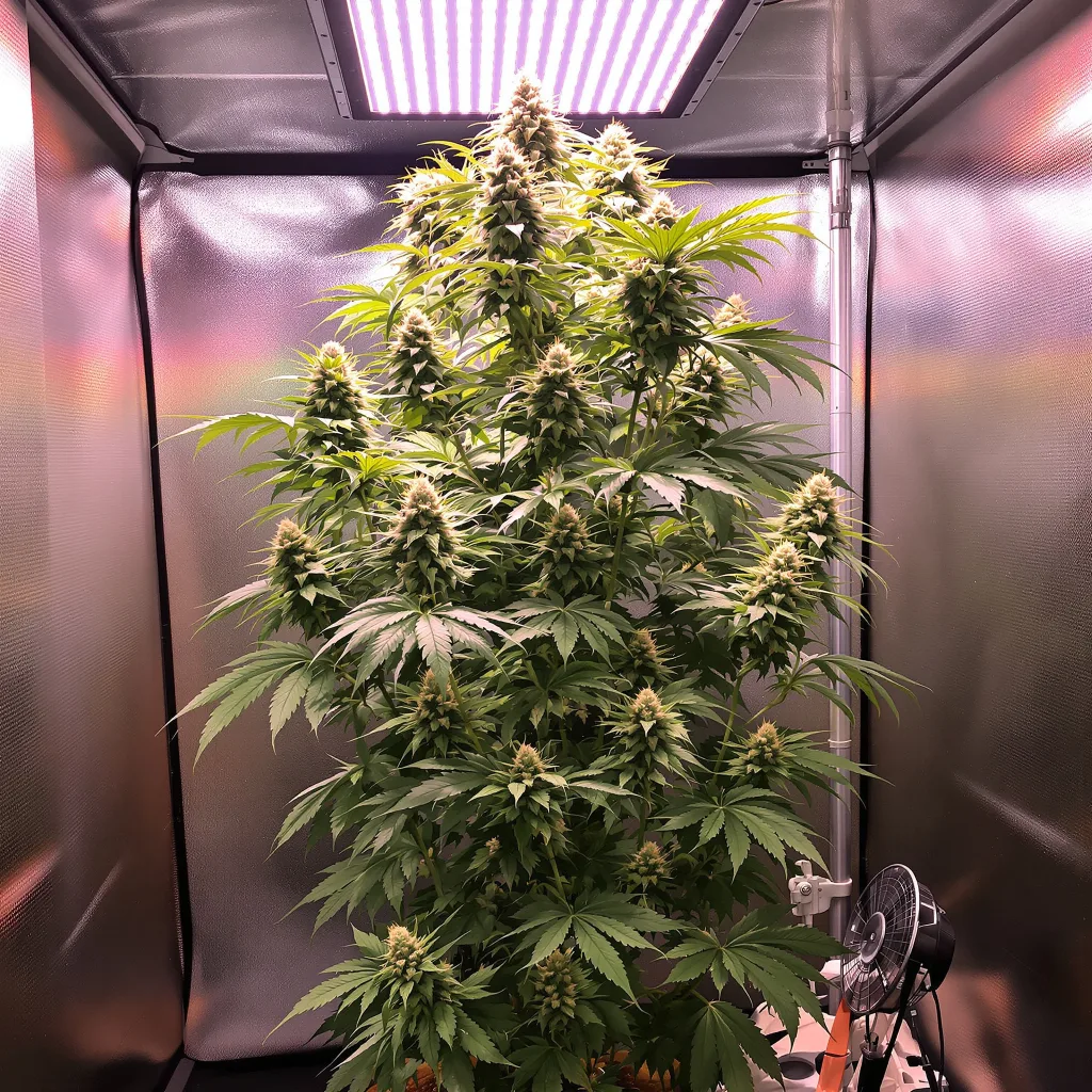 Plante de cannabis Big Sticky en floraison — 150-200 cm féminisée