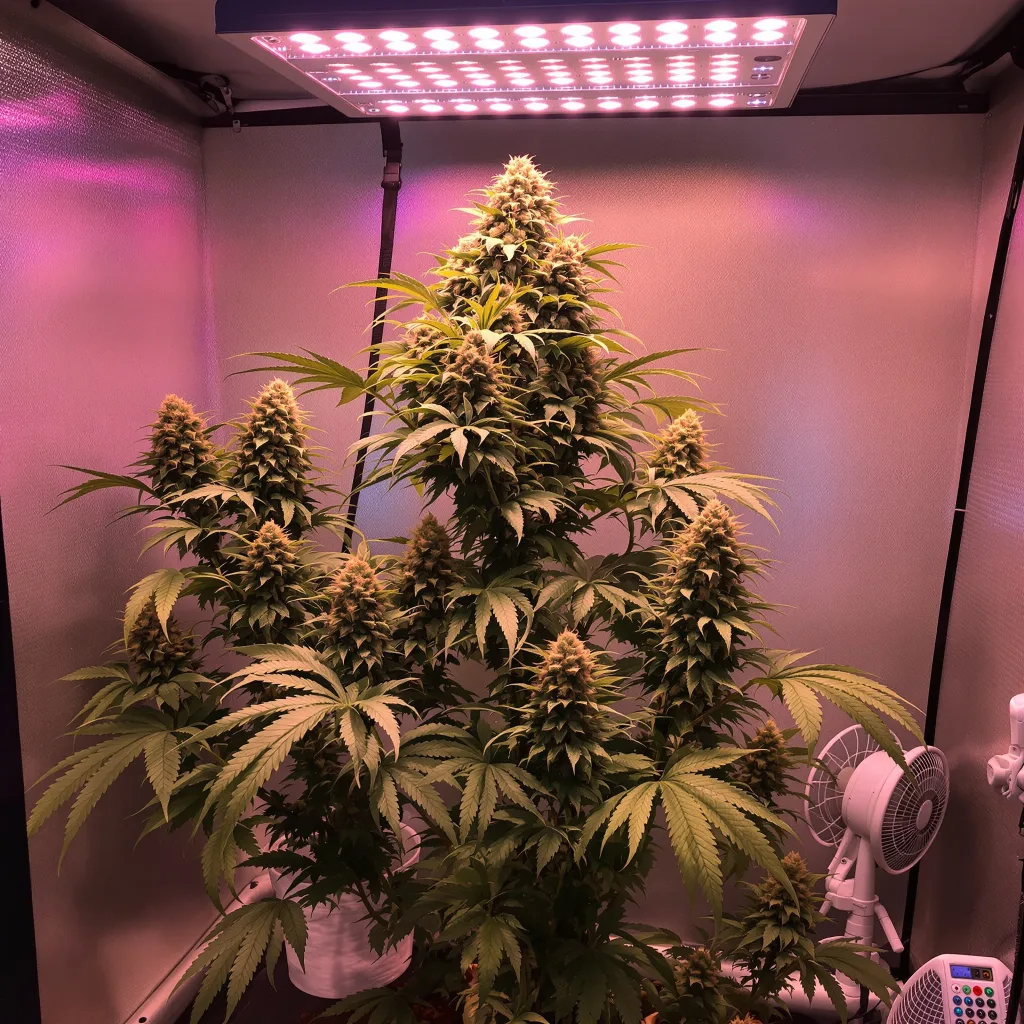 Plante de cannabis Biker Le Blanc en floraison — 120-180 cm féminisée
