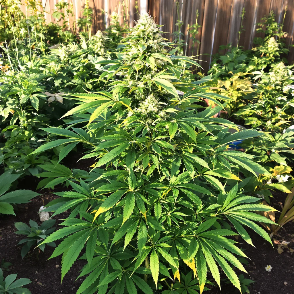 Biscotti 80% indica / 20% sativa — fleur avec trichomes visibles