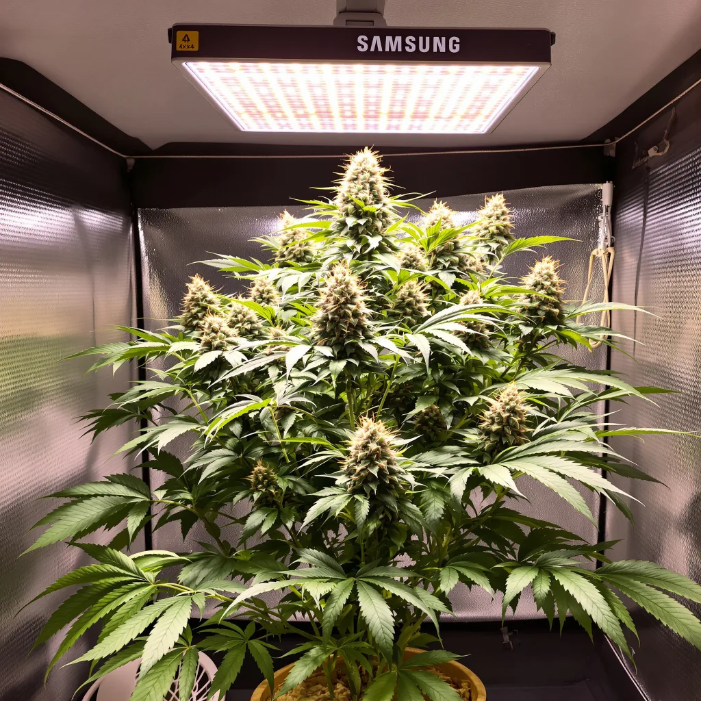 Plante de cannabis Black 84 en floraison — 90-130 cm féminisée