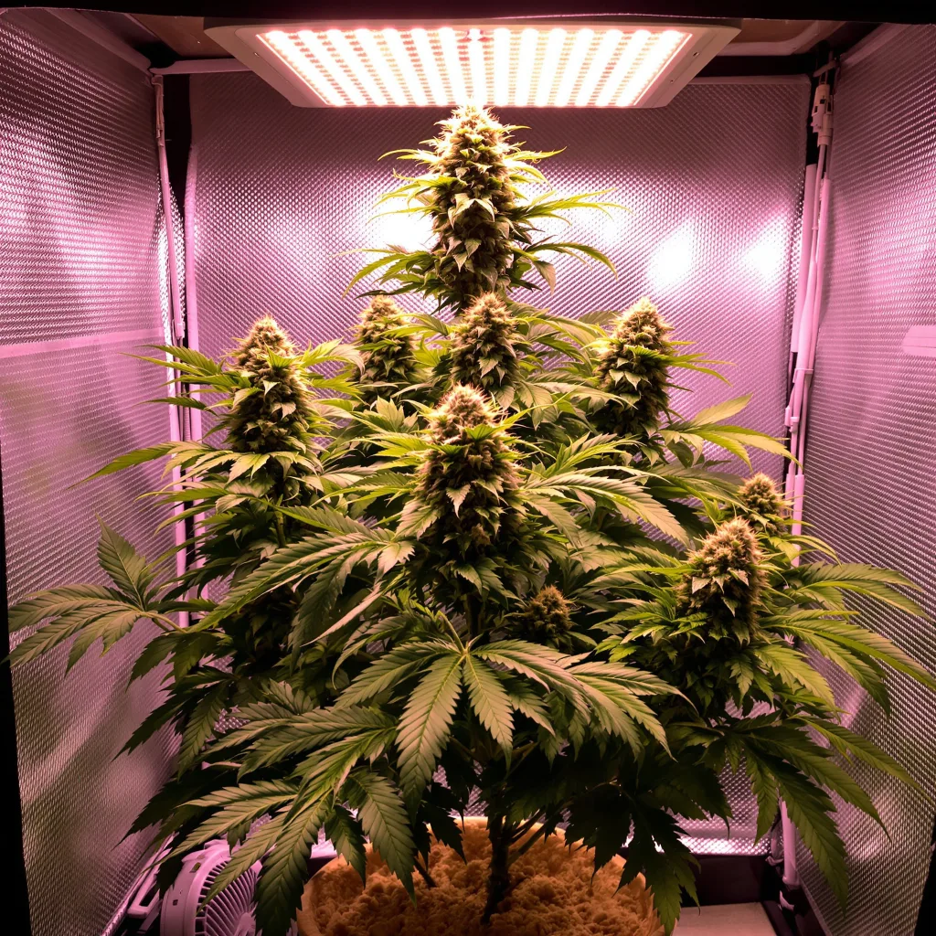 Plante de cannabis Black Cherry en floraison — 90-130 cm féminisée