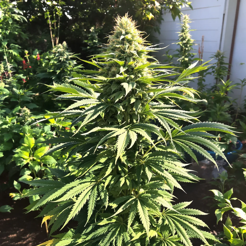 Black Cherry 79% indica / 21% sativa — fleur avec trichomes visibles