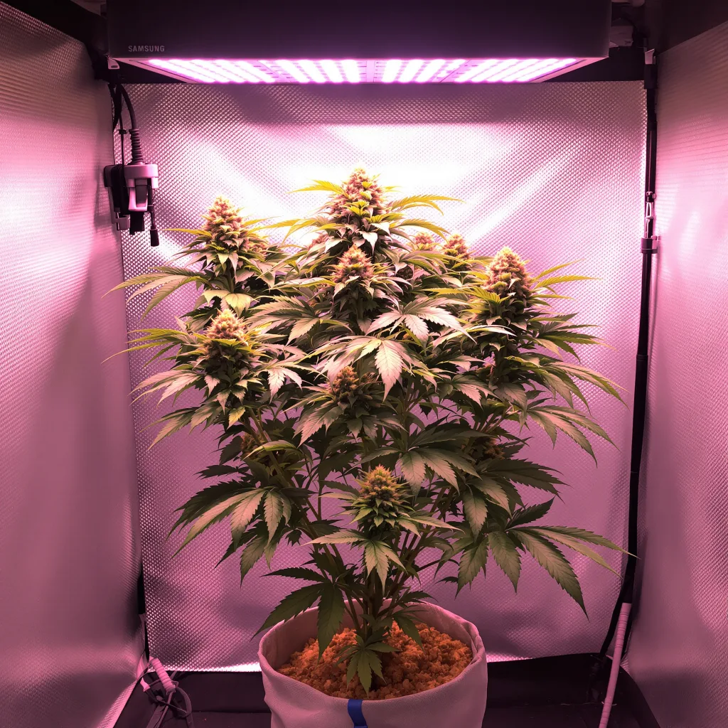 Plante de cannabis Black Cherry Punch en floraison — 90-130 cm féminisée