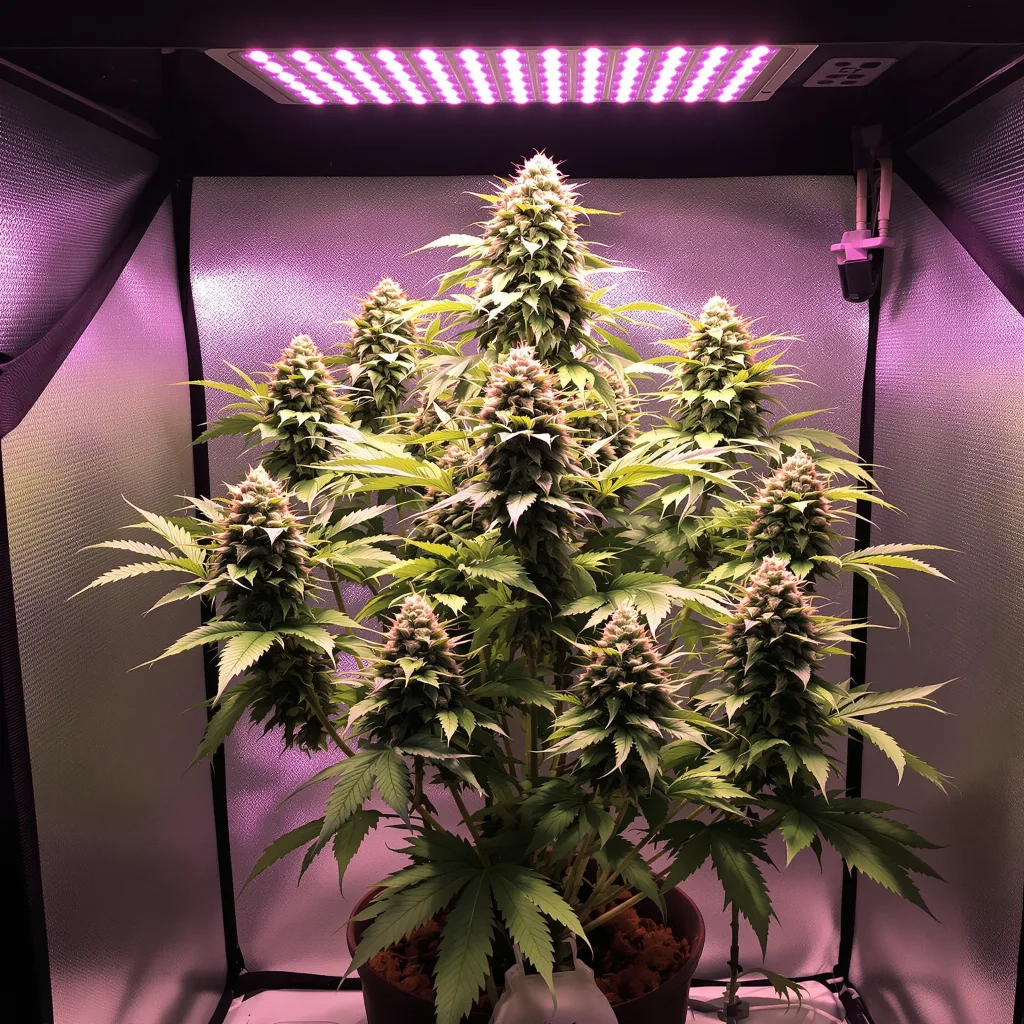 Plante de cannabis Black Diamond en floraison — 120-180 cm féminisée