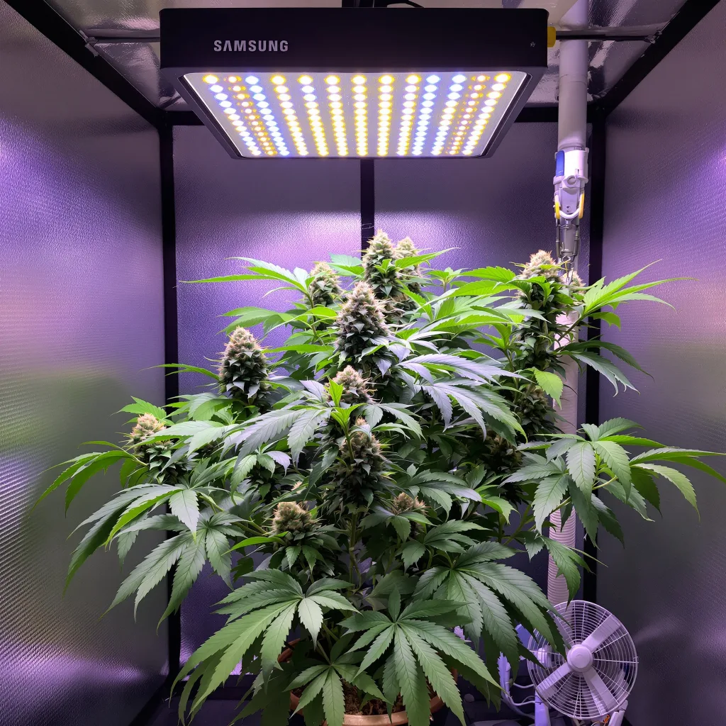 Plante de cannabis Black Domina en floraison — 90-130 cm féminisée