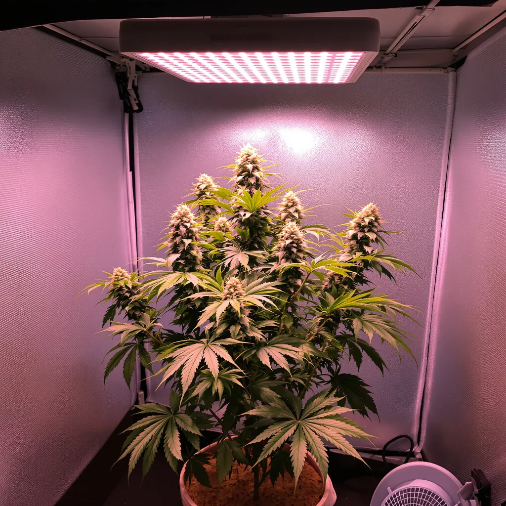 Plante de cannabis Black Ice en floraison — 90-130 cm féminisée
