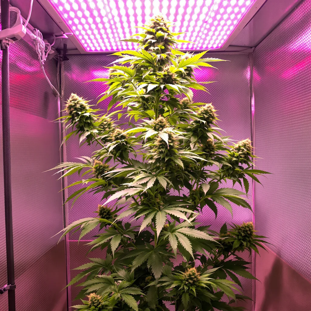 Plante de cannabis Black Jack en floraison — 60-100 cm autofloraison