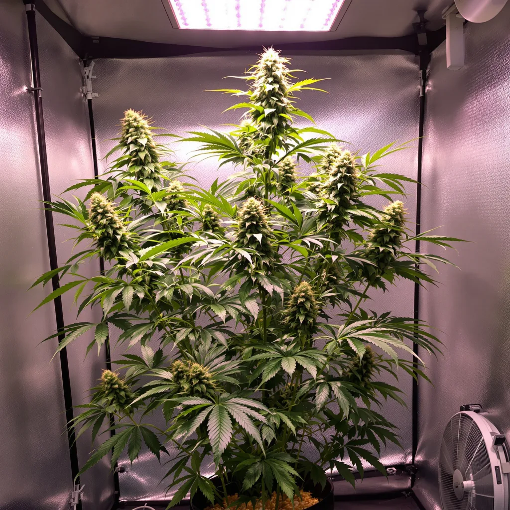 Plante de cannabis Black Jack en floraison — 150-200 cm féminisée