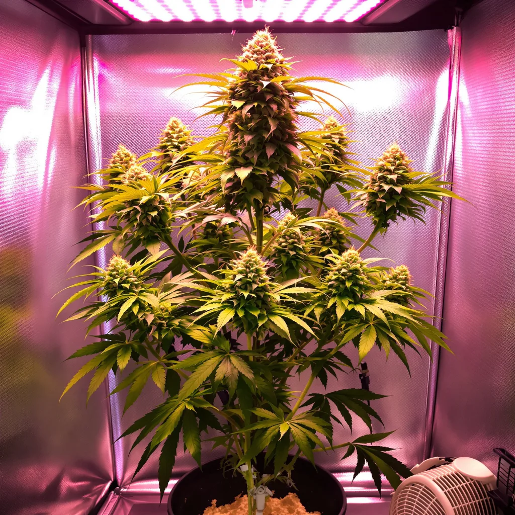 Plante de cannabis Black Mamba en floraison — 60-100 cm autofloraison